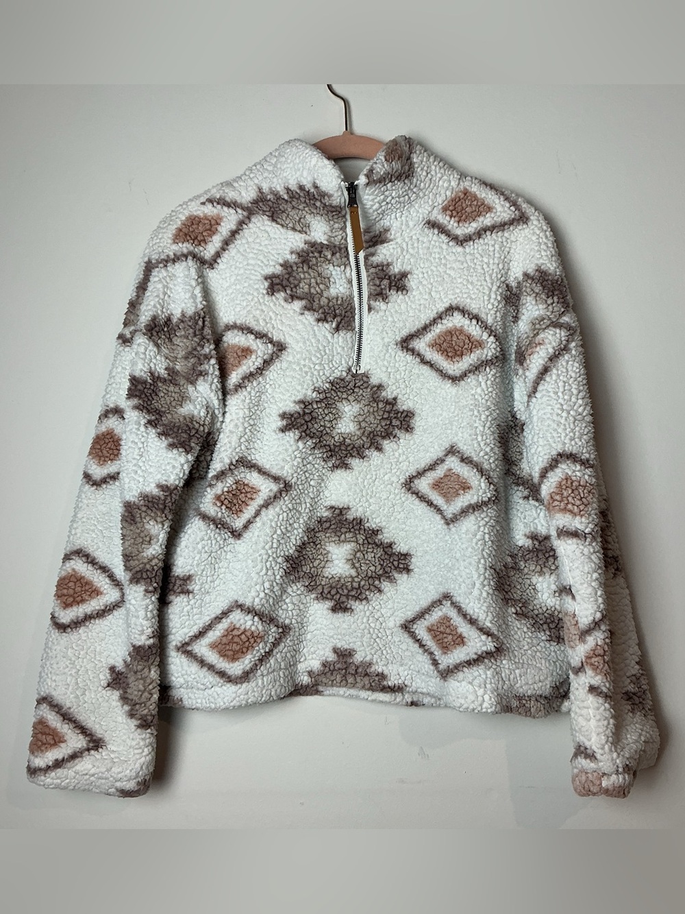 Thread & Supply Sherpa Half-Zip Pullover Women’s Size XS
